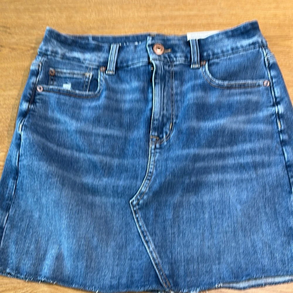 American Eagle Super Stretch Jean Mini Skirt